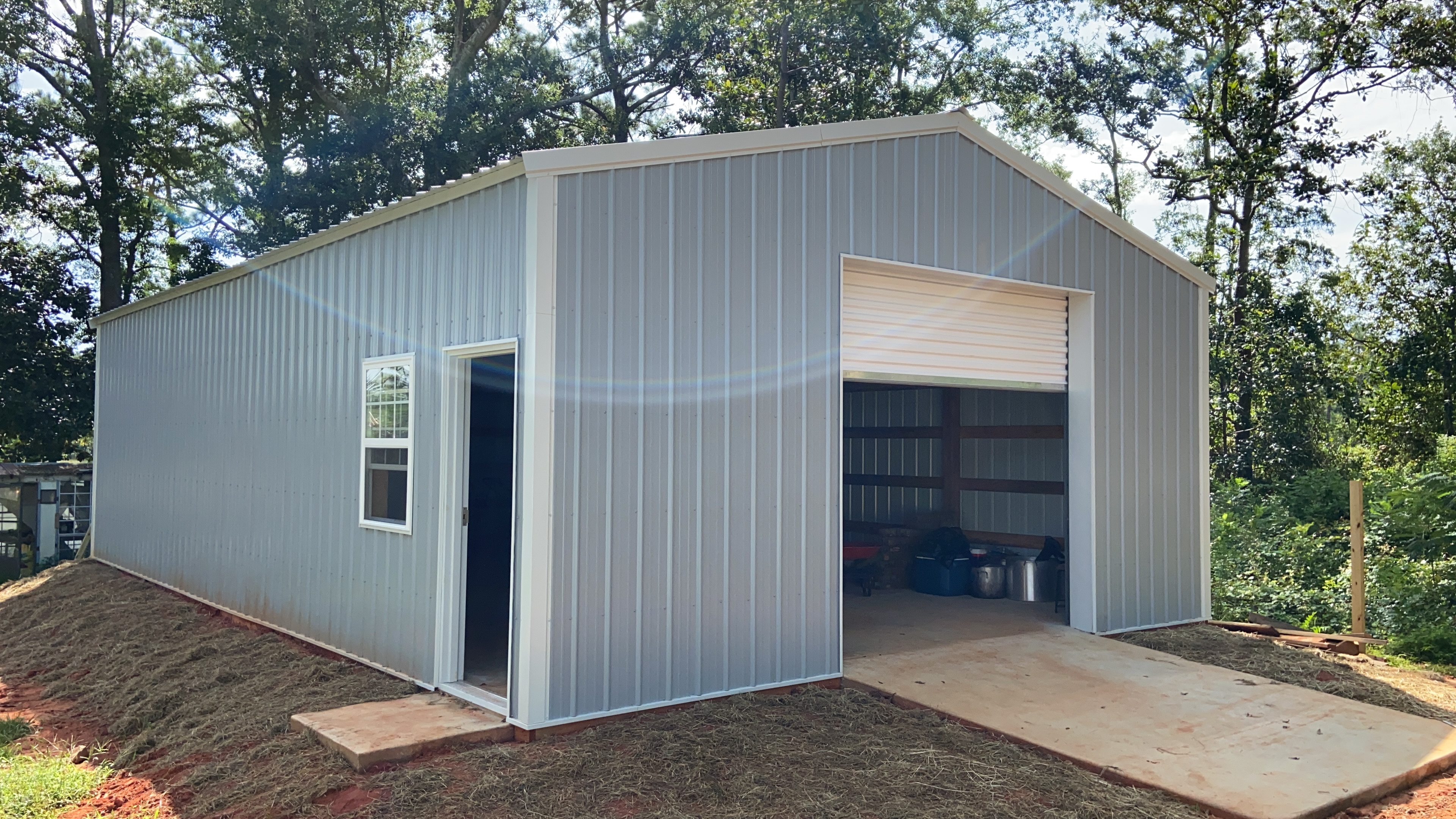 Closed Sided Metal Structure